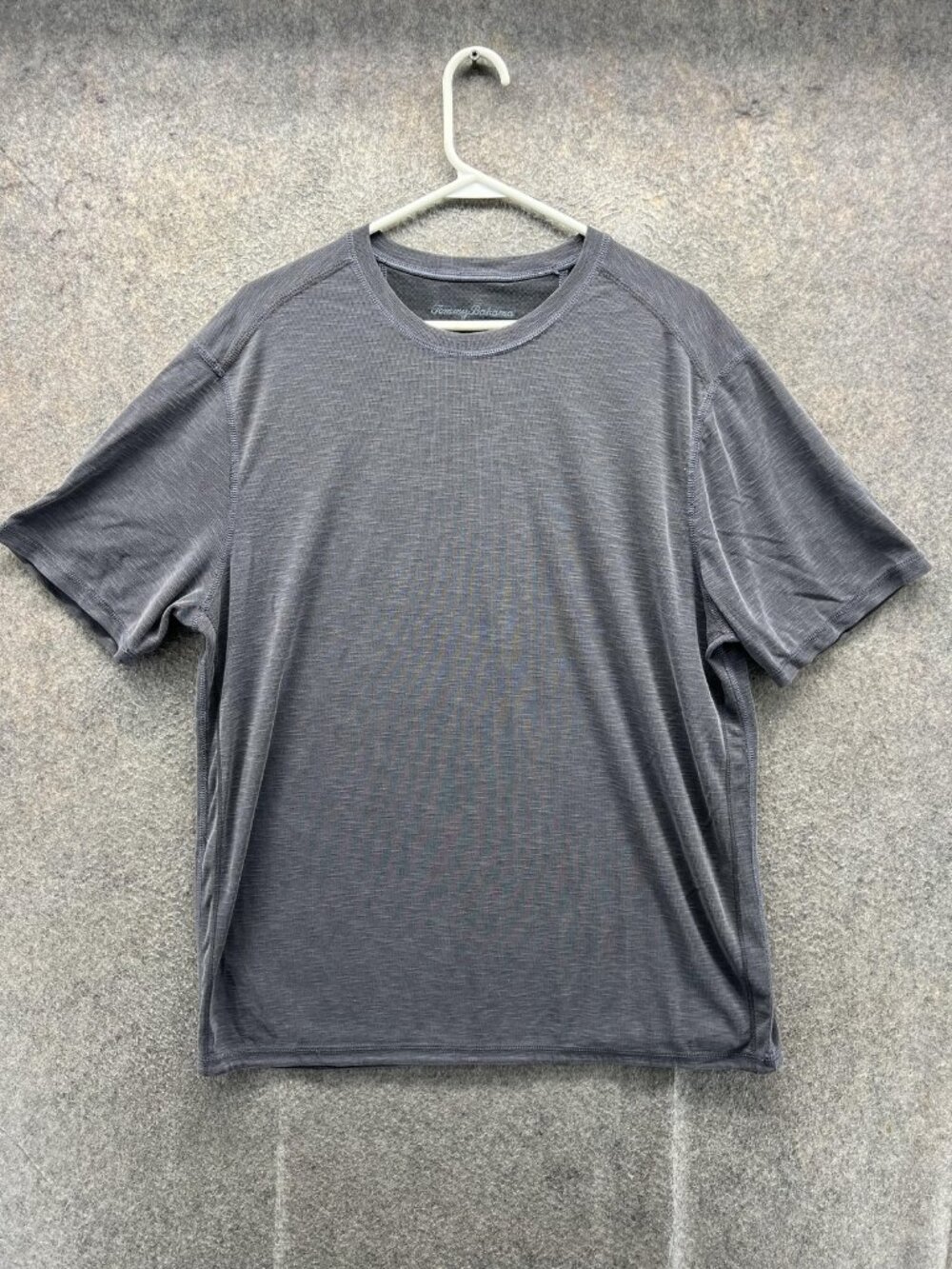 Tommy Bahama Shirt Mens XL Gray Modal Blend Crewneck Tee Tagless Soft Casual